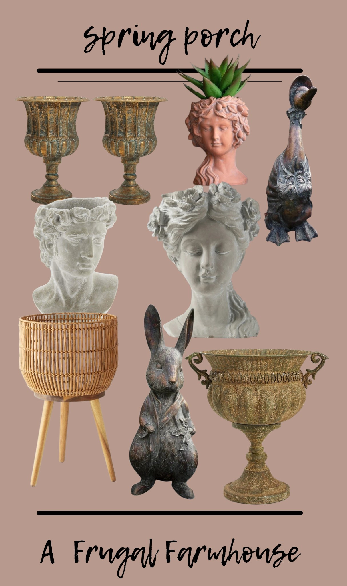 Our warmer weather has me dreaming of spring.  I’d really love to invest in some large metal urn planters.  

#LTKHome #LTKSeasonal