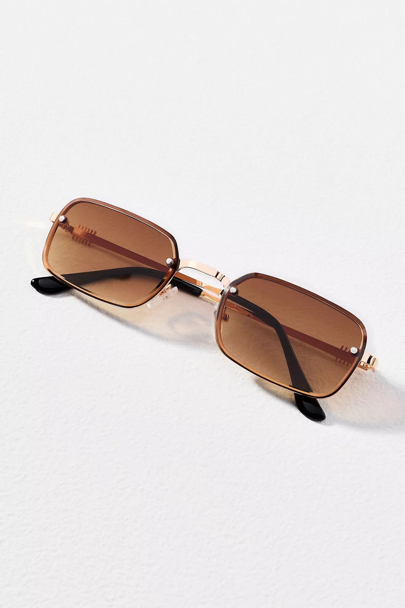 I-SEA Frameless Rectangle Sunglasses | Anthropologie (US)