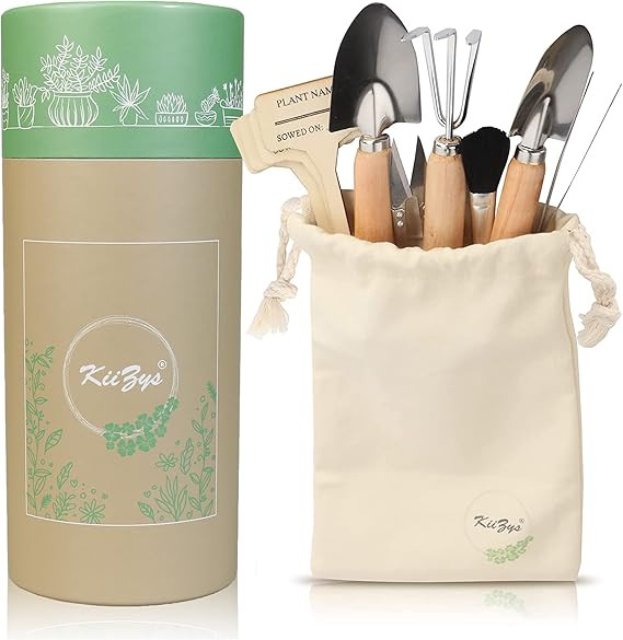Indoor Garden Tools for Gardening - KiiZYS 12-Piece Small Gardening Tools Set - Indoor Gardening ... | Amazon (US)