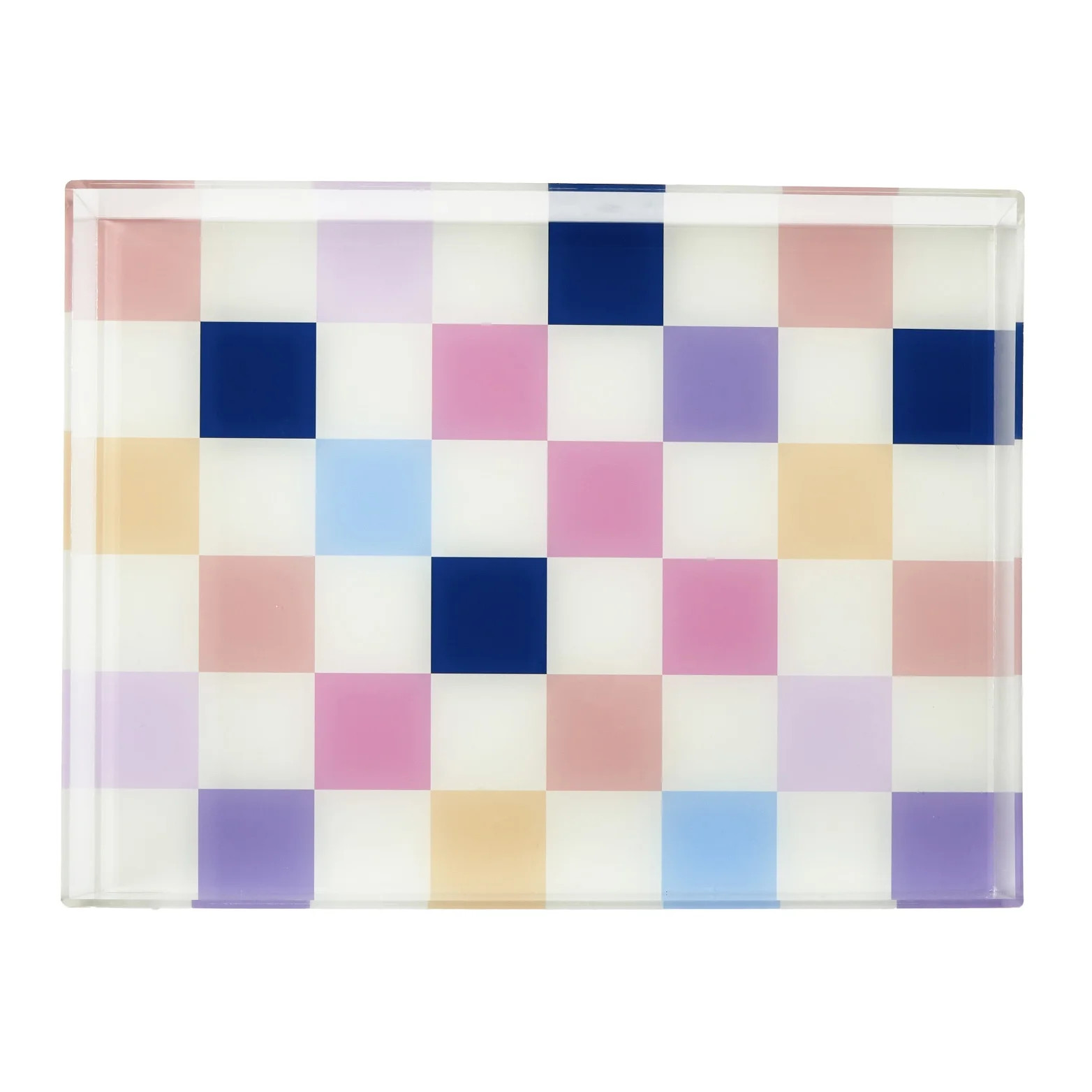 Urbran Shop Acrylic Color Block Storage Tray, 15.7" W | Walmart (US)