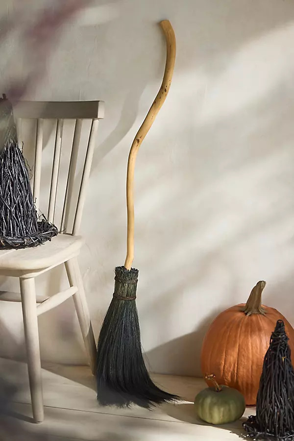 Spooky Grass Broom | Anthropologie (US)