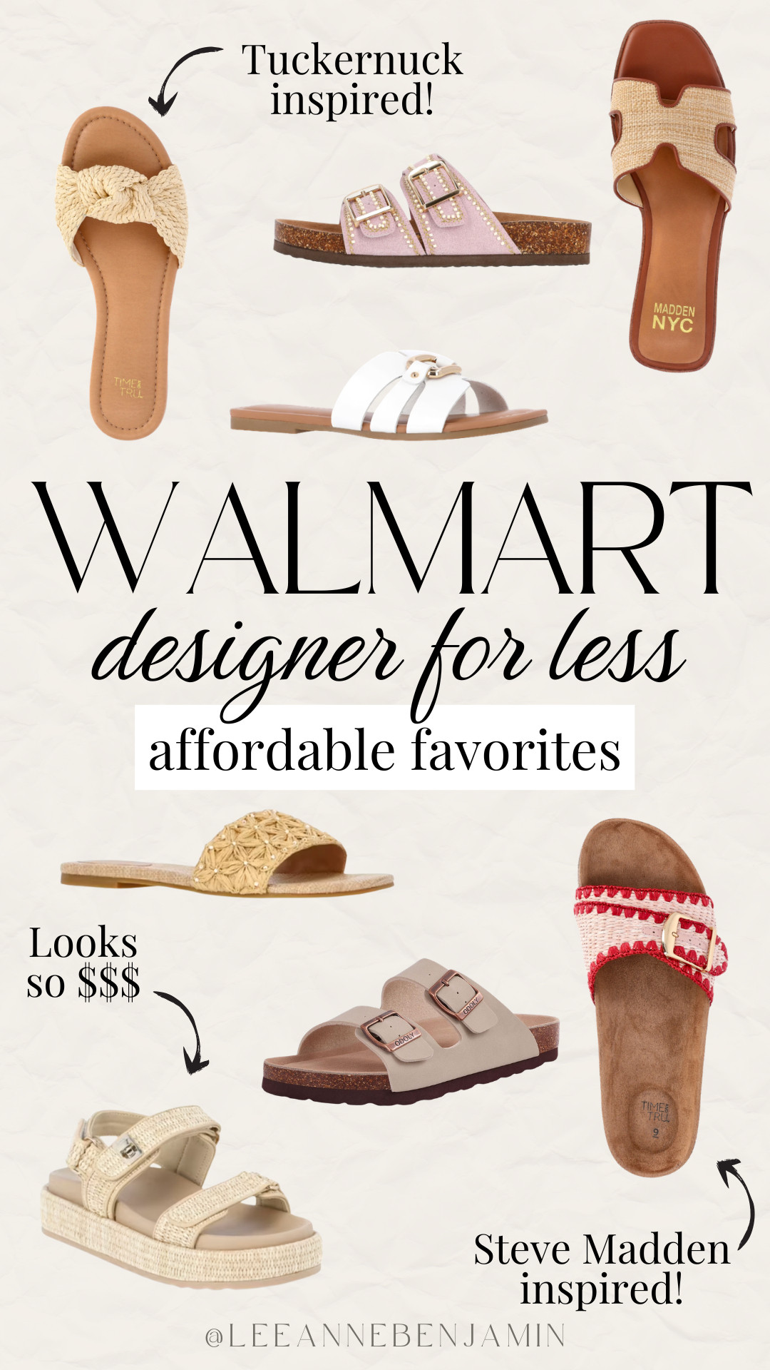 Designer Style, Walmart prices! grab these awesome designer inspired sandals from Walmart! 

 #LTKootd #LTKSaleAlert #LTKTravel