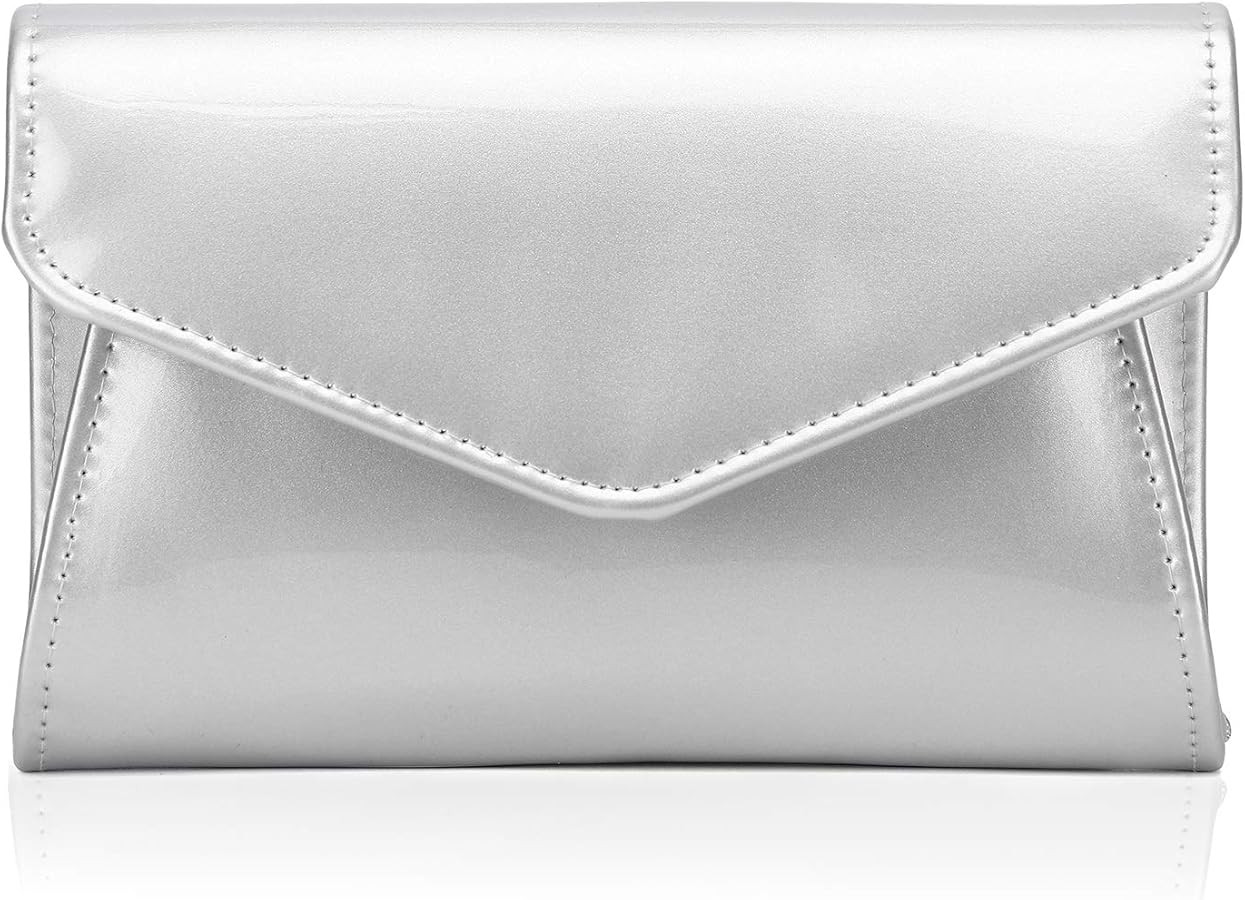 Labair Patent Leather Clutch Evening Bags for Women Wedding Formal Prom Purse Handbag. | Amazon (US)