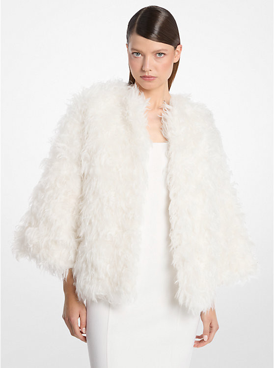 Mohair Blend Jacket | Michael Kors US