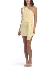 Birdie Shoulder Tie Mini Dress | TJ Maxx