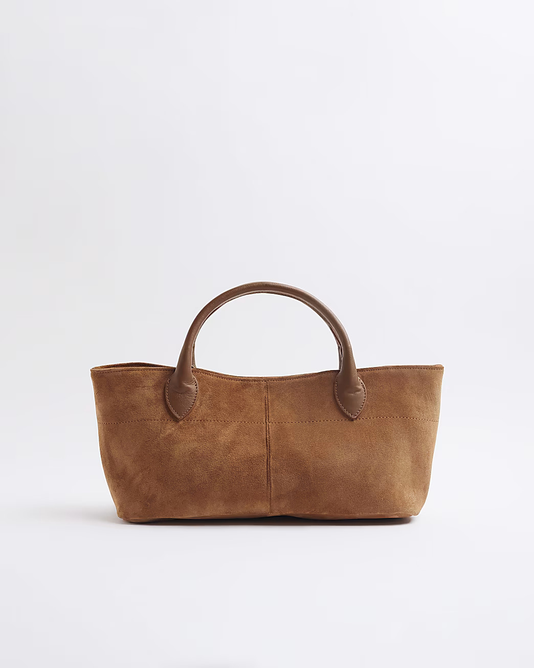 Brown Suede large Tote bag | River Island (UK & IE)