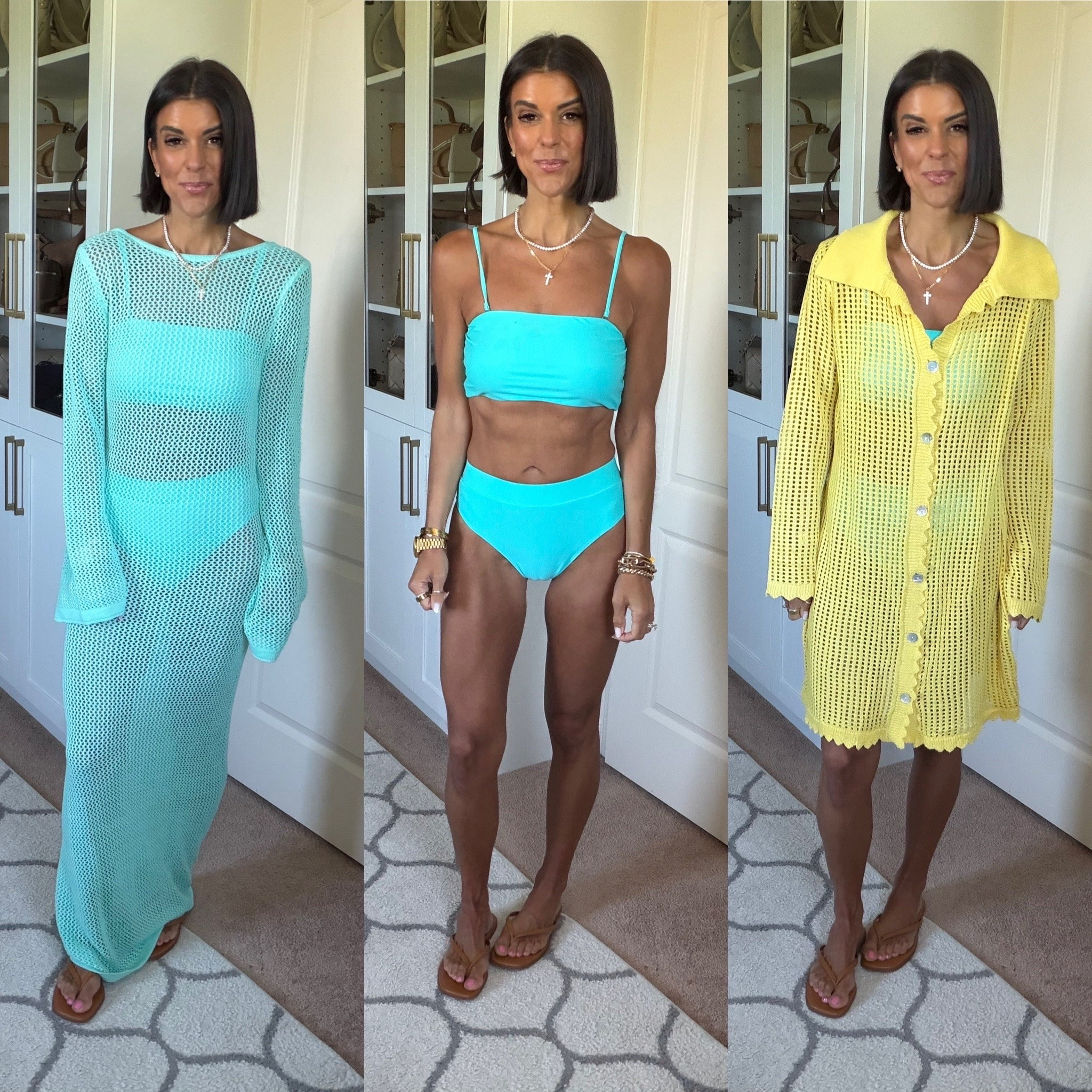 Size small in all

#LTKgrwm #LTKSeasonal #LTKSwim
