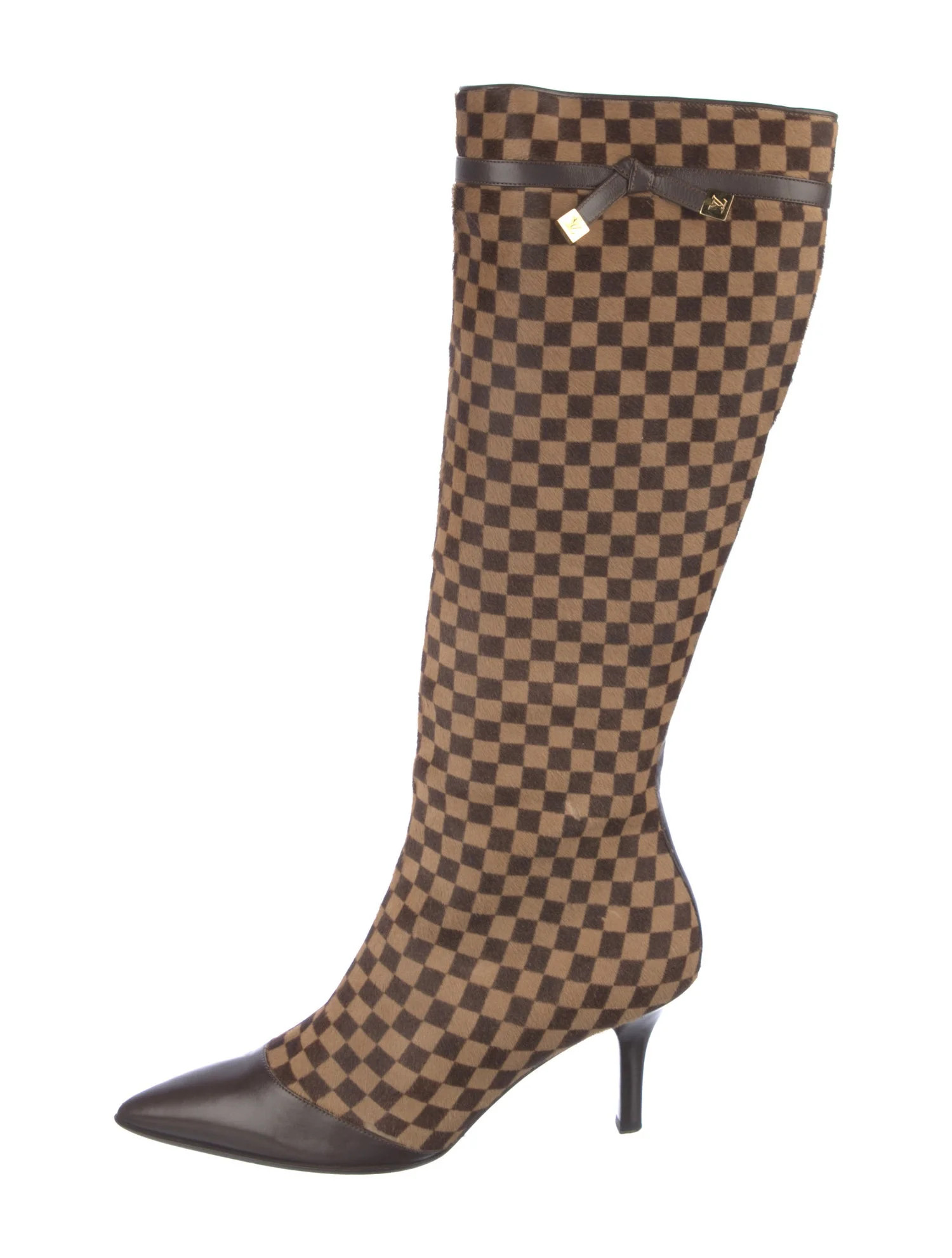 Ponyhair Animal Print Boots | The RealReal