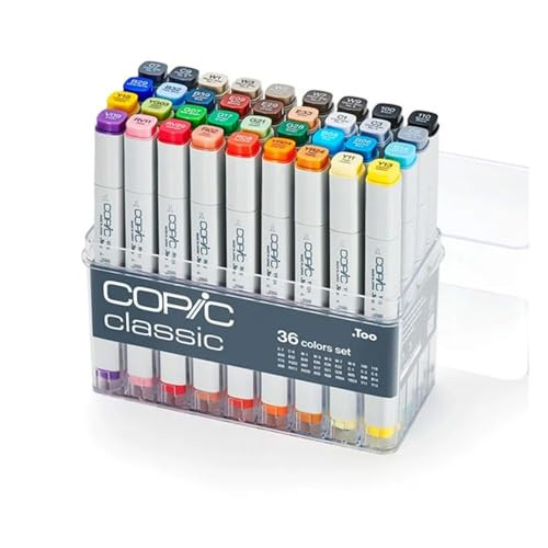 Copic Classic Marker Set, 36-Piece Set, V2 | Amazon (US)