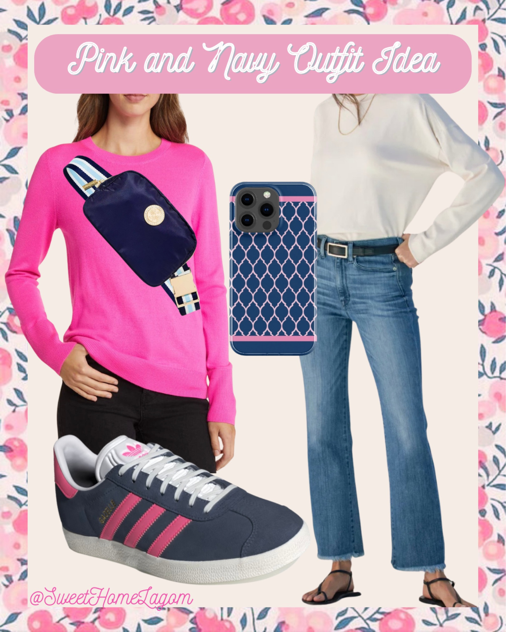Need an outfit idea to match your new navy and pink ideas?! I’ve got you covered! 


Preppy outfit idea, Lilly Pulitzer, adidas, AYR

#LTKfindsunder100 #LTKfindsunder50 #LTKstyletip