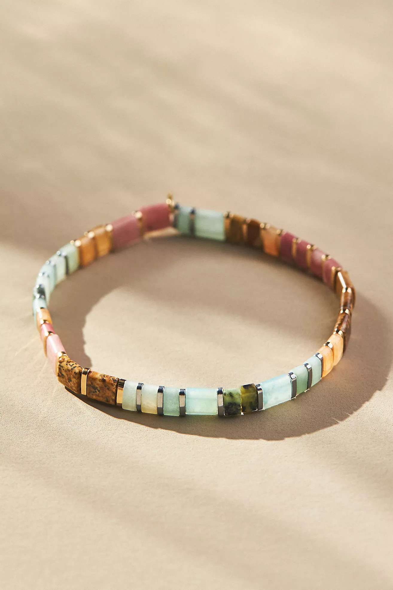 Colorful Beaded Chicklet Bracelet | Anthropologie (US)