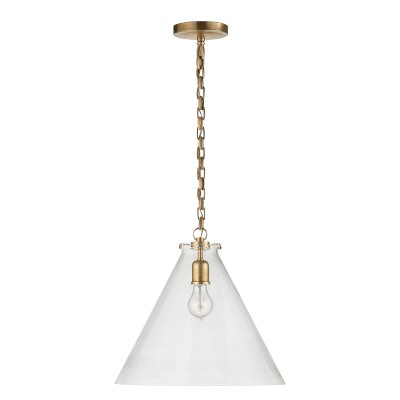 Katie Conical Pendant, Clear Glass | Williams-Sonoma