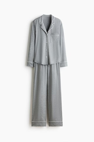 H & M - Viscose-Blend Pajamas - Gray | H&M (US + CA)