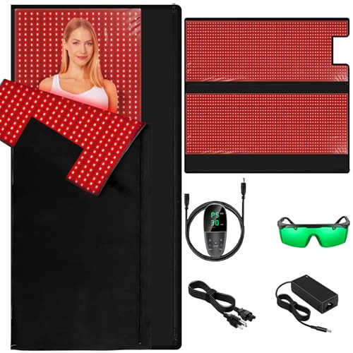 ADVARAYS Red Light Therapy Pad,Red Light Therapy for Body 2520 LEDs Red Light Therapy Mat 660nm Red Light-Therapy& 850nm Infrared Light Large Blanket for Face and Body Device Pain Relief Skin Health | Amazon (US)