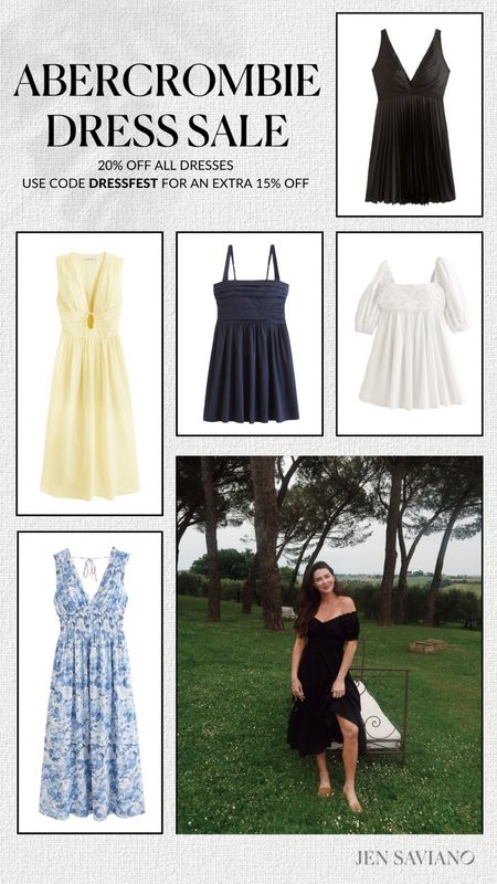 Abercrombie dress sale! 20% off all summer dresses! An additional 15% off when you use code DRESSFEST

#LTKsalealert #LTKFind #LTKSeasonal