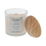 Better Homes and Gardens 2-Wick Salted Coconut Mahogany 12oz Scented Ombre Jar Candle | Walmart (US)