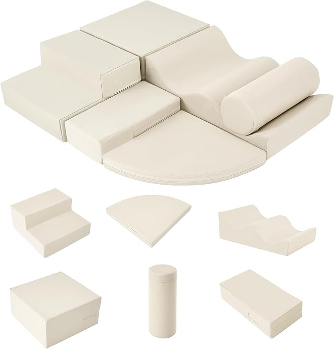 Merax Climbing Toys for Toddlers, Soft Climb and Crawl Playset Indoor Baby Soft Foam Blocks for C... | Amazon (US)