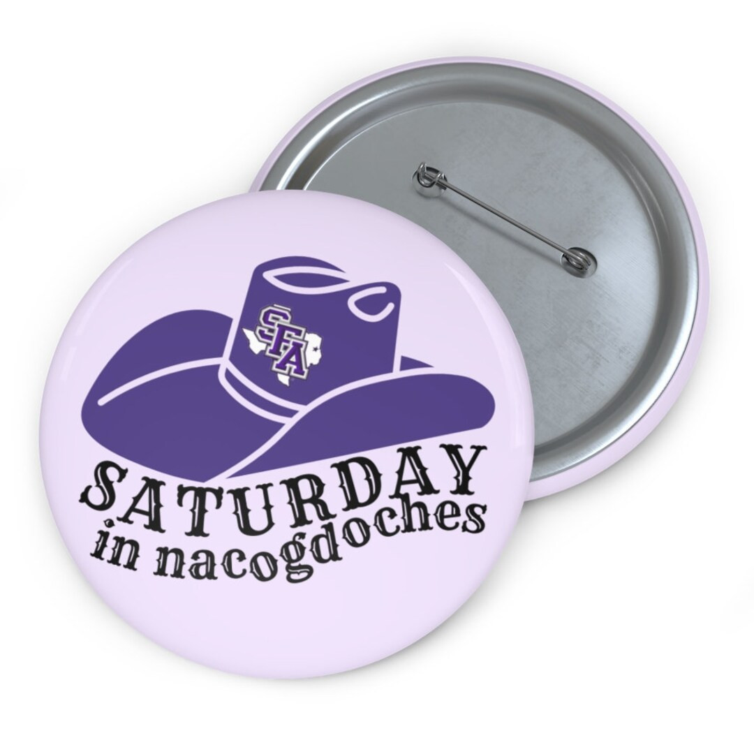 Saturday in Nacogdoches Button Game Day Accessories Sorority - Etsy | Etsy (US)