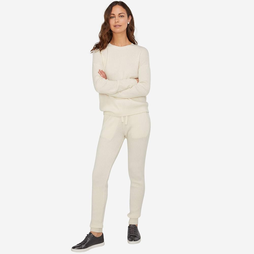 State Cashmere Women’s 100% Pure Cashmere Knitted Loungewear • Add Both to Cart for Set | Amazon (US)