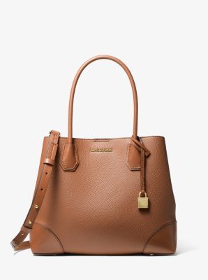 Mercer Gallery Medium Faux Pebbled Leather Tote Bag | Michael Kors US