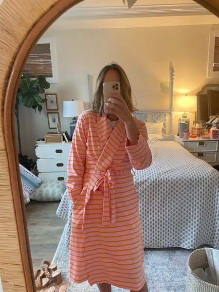 Such a fun robe! I get my normal size in lake pajamas robes but size up a size in the pajamas