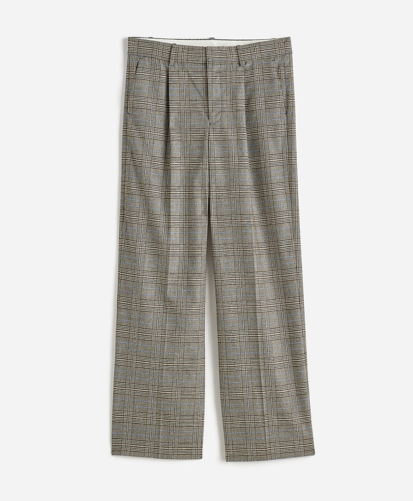 Slouchy Straight Pants in Yarn-Dyed Plaid | Madewell