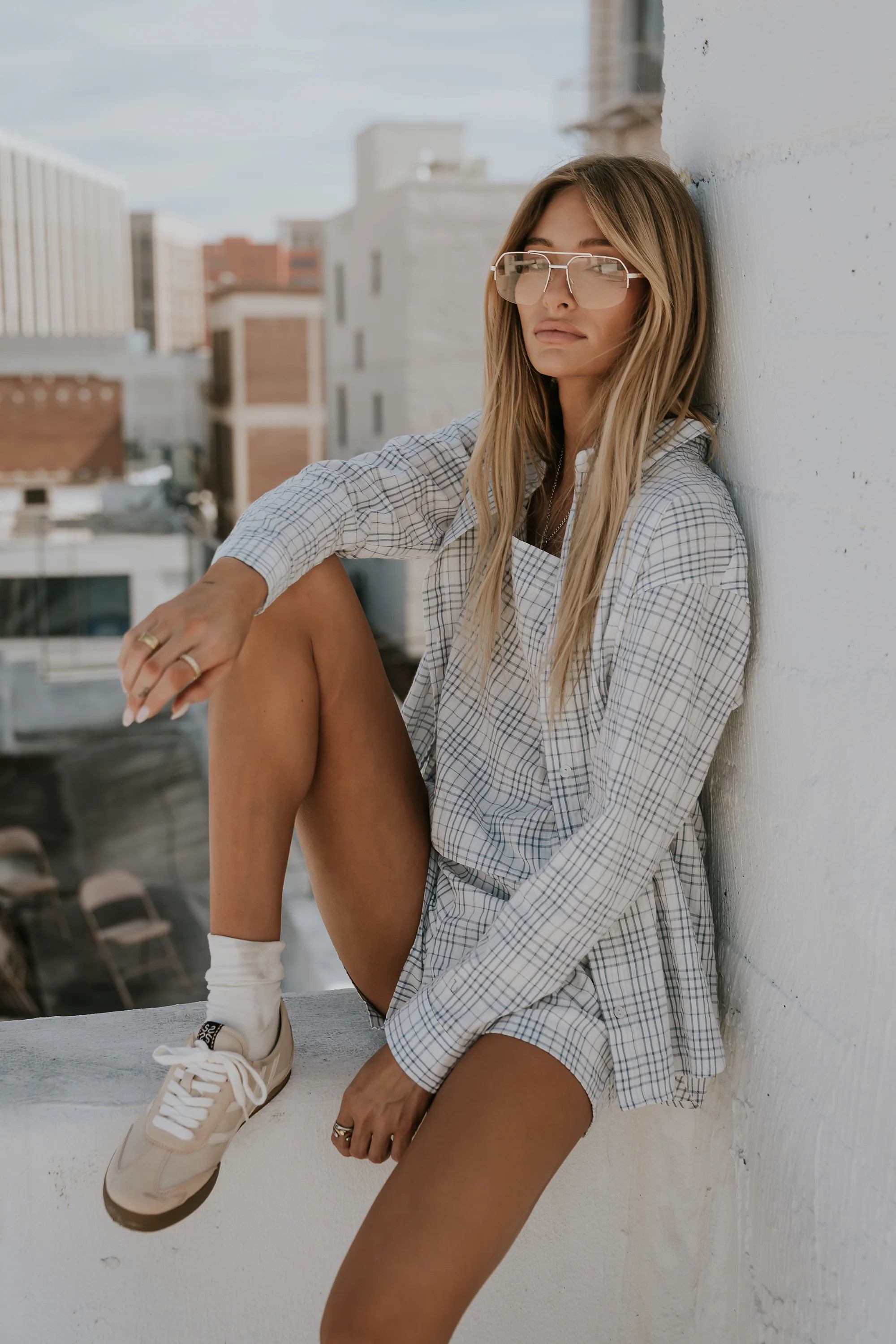 Viola Plaid Button Up | Böhme US