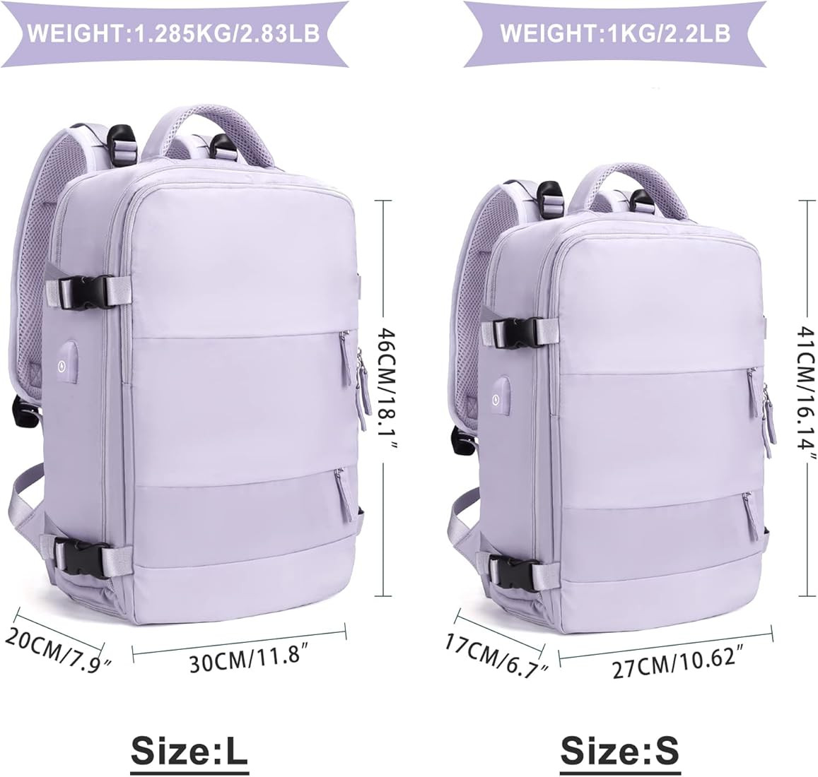 Large Travel Backpack Women, Carry On Backpack,Hiking Backpack Waterproof Outdoor Sports Rucksack Ca | Amazon (US)