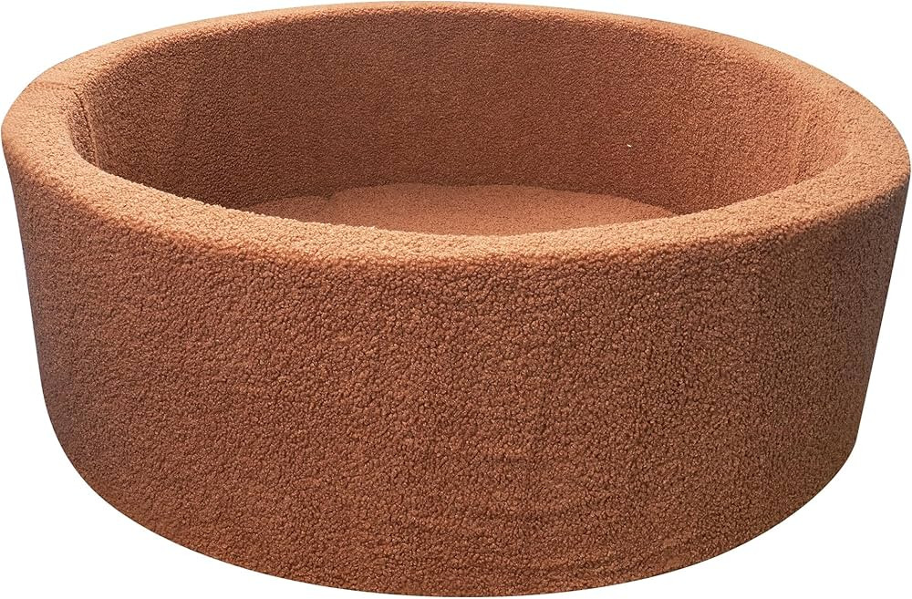 MEOGETY Kids Foam Ball Pits for Toddlers Babies Dogs Cats, Soft Infant Baby Ball Pit Pool for Girls and Boys Gifts, (Balls NOT Included) Imitation Teddy Colours | Amazon (US)