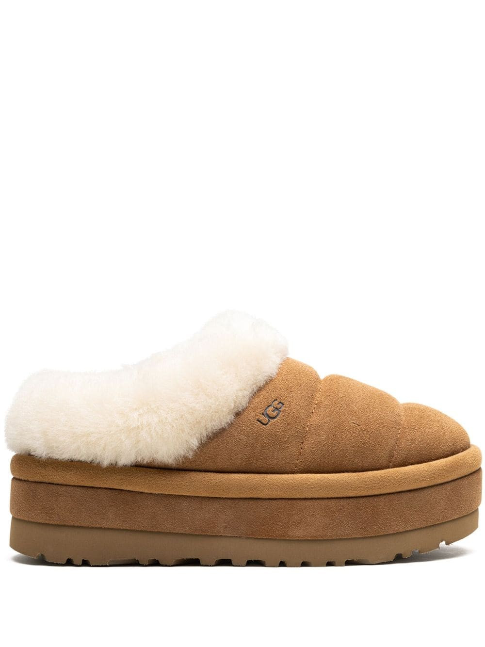 UGG Tazzlita shearling-lined slippers - Brown | Farfetch Global
