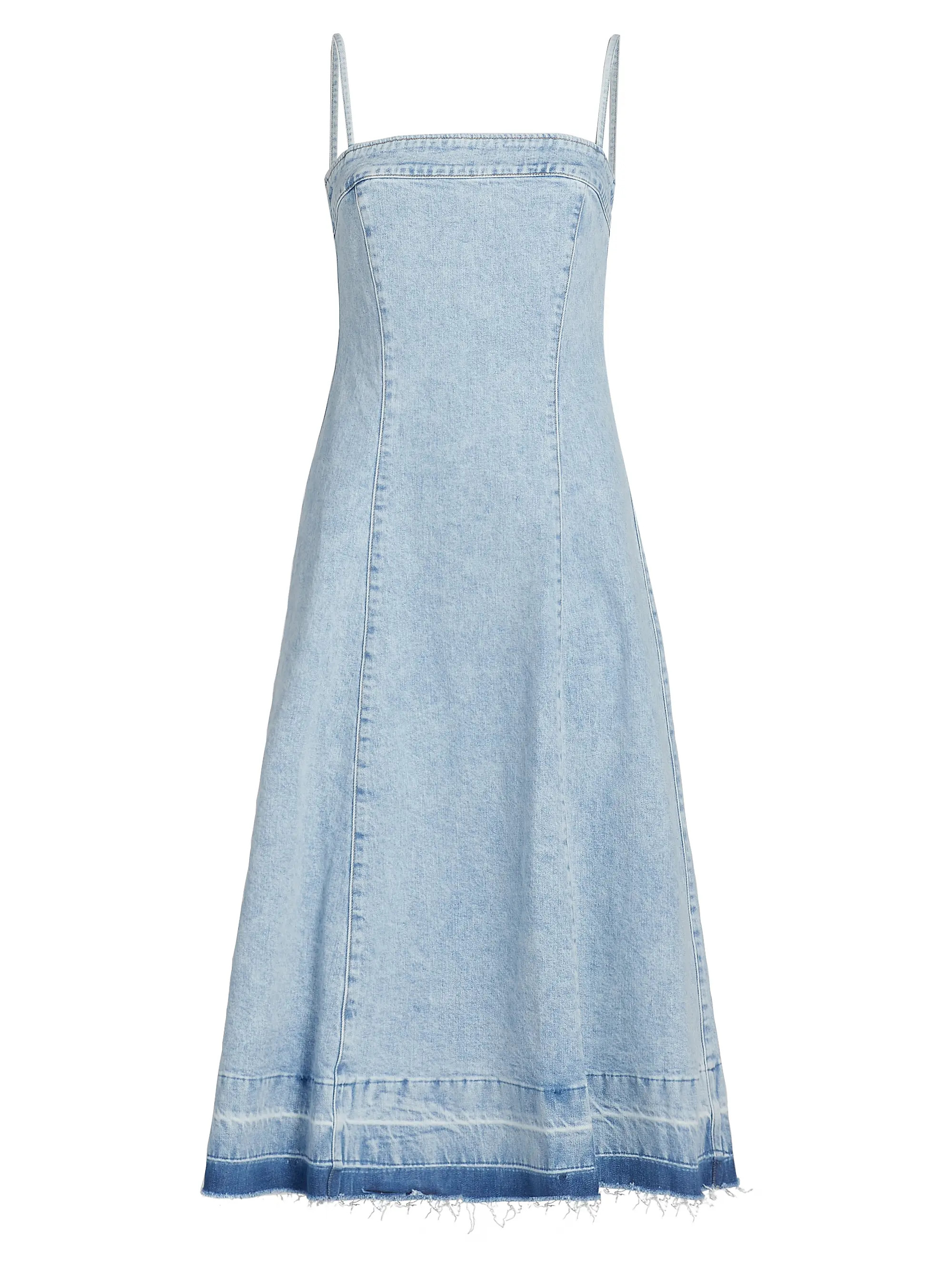 Clarissa Denim A-Line Midi-Dress | Saks Fifth Avenue