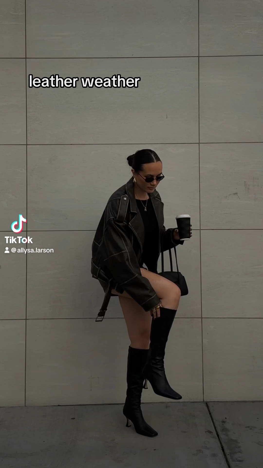 Leather biker jacket and mini skirt outfit for fall styled with black accessories and my favorite boots from Tony Bianco 

#LTKSeasonal #LTKStyleTip #LTKShoeCrush