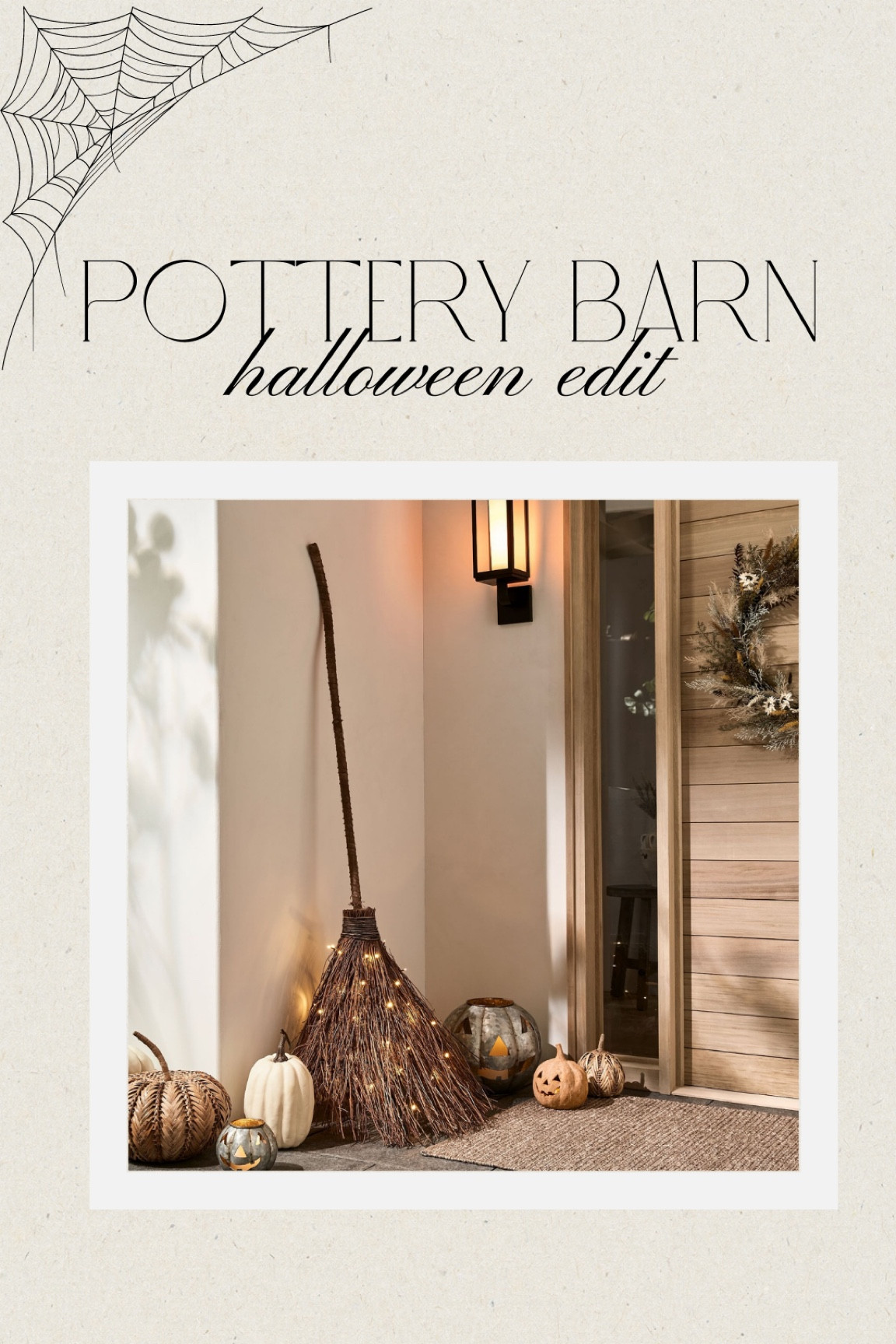 Halloween decor • magic broom • home decor • pottery barn 

#LTKHome #LTKSeasonal