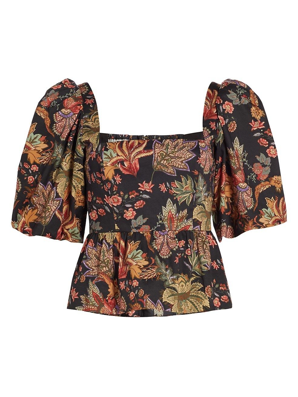 Cara Cara Alexis Floral Puff-Sleeve Top | Saks Fifth Avenue