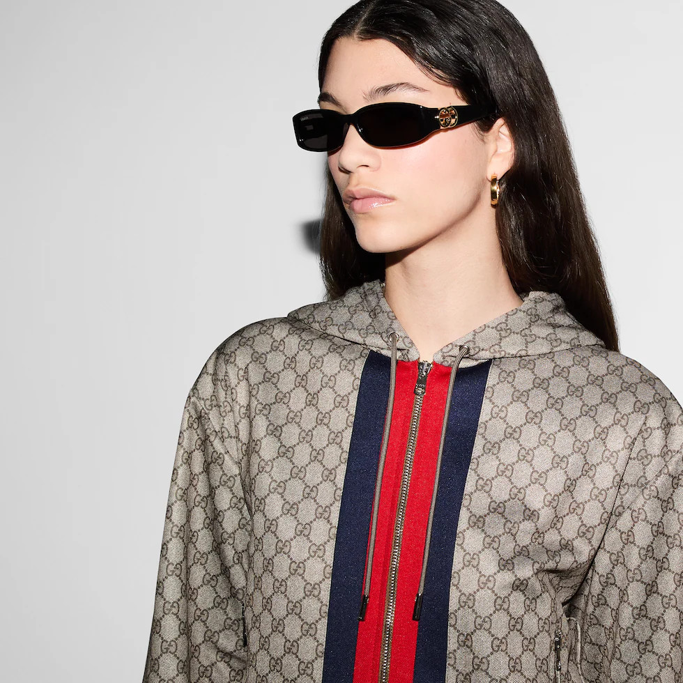 GG technical jersey zip jacket | Gucci (US)