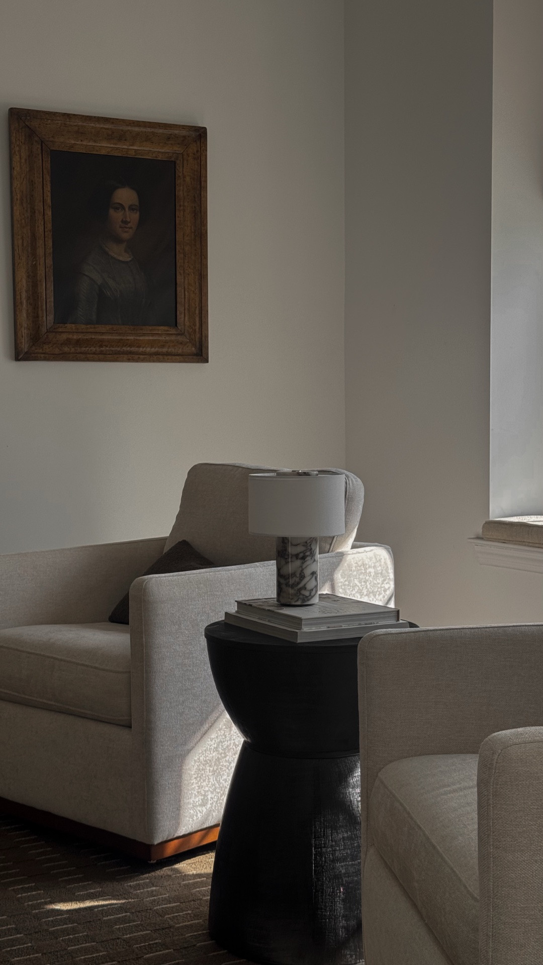 Accent chair, swivel chair, sitting room, living room furniture, reading nook, bedroom chair, Amazon home, accent table, marble table lamp, portable table lamp, Roman shades

#LTKHome