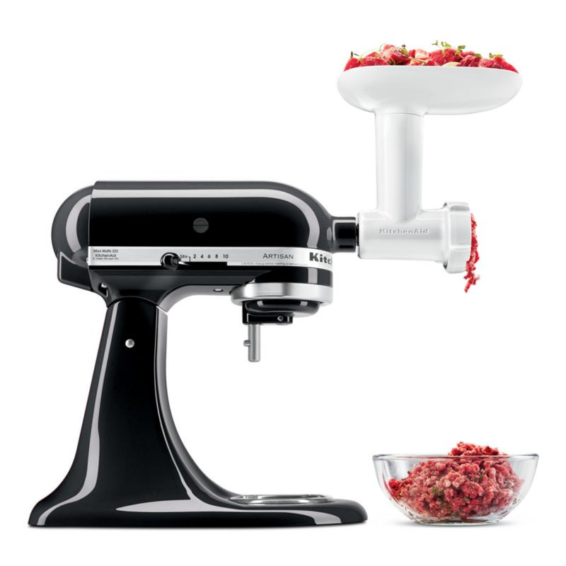 KitchenAid Stand Mixer Meat Grinder Attachment + Reviews | Crate & Barrel | Crate & Barrel