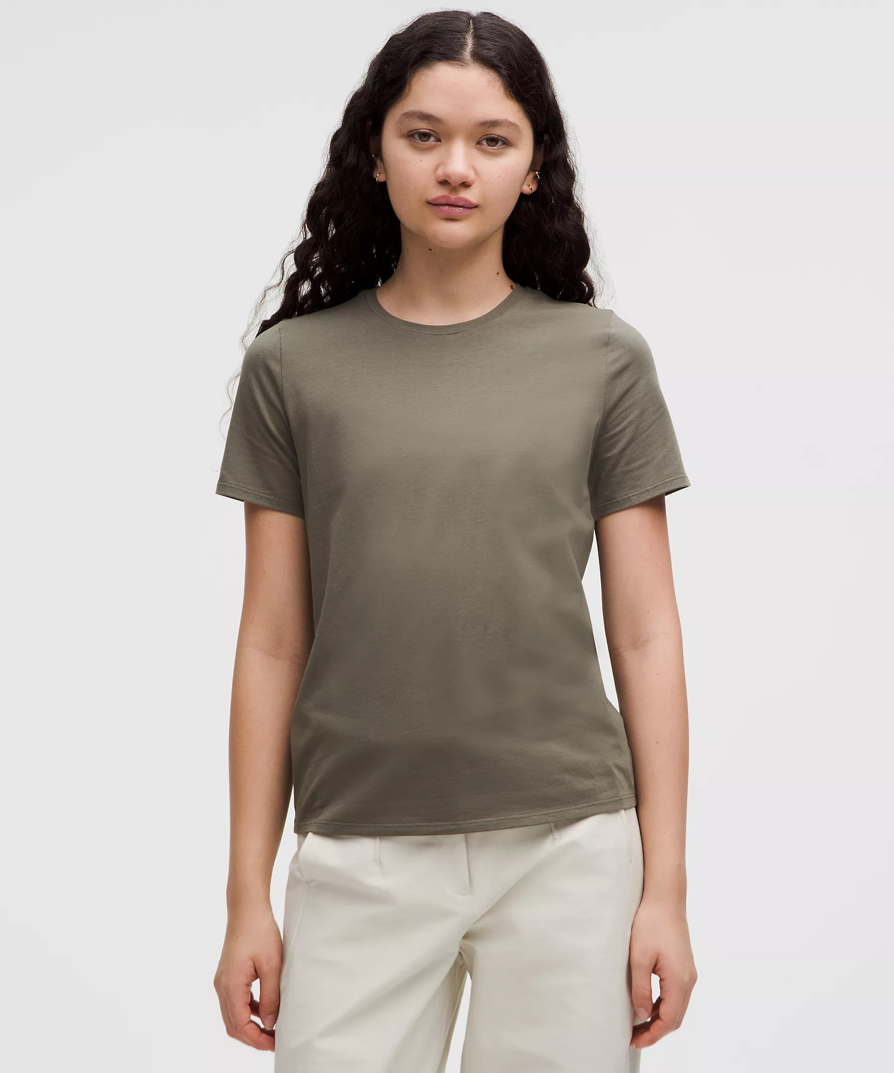 Organic Cotton Straight-Hem Crewneck T-Shirt | Women's Short Sleeve Shirts & Tee's | lululemon | Lululemon (US)