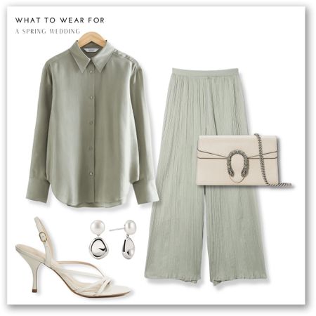 A sage green two piece for a wedding guest 🫶

#LTKwedding #LTKstyletip #LTKSeasonal