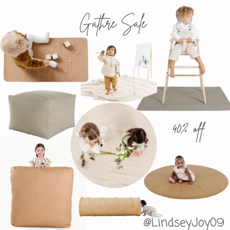 40% off my favorite mat for on the go! Gathre has lots of amazing leather goods from poufs to tunnels to padded mats 

#LTKsalealert #LTKbaby #LTKbump