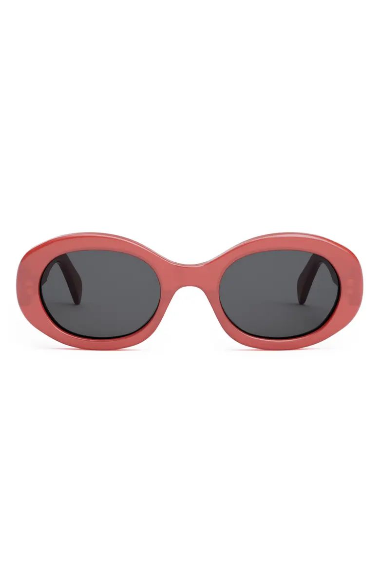 Triomphe 52mm Oval Sunglasses | Nordstrom