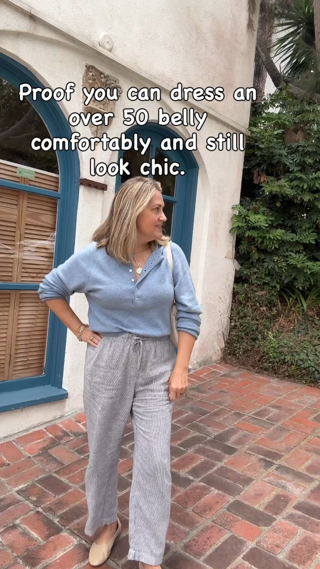 I love wearing linen and cashmere together. It’s the perfect elevated look for a coastal town.  These pieces will last you for years and I promise you will grab for them over and over again whether on vacation or at home. ￼

#LTKootd #LTKOver40 #LTKSaleAlert