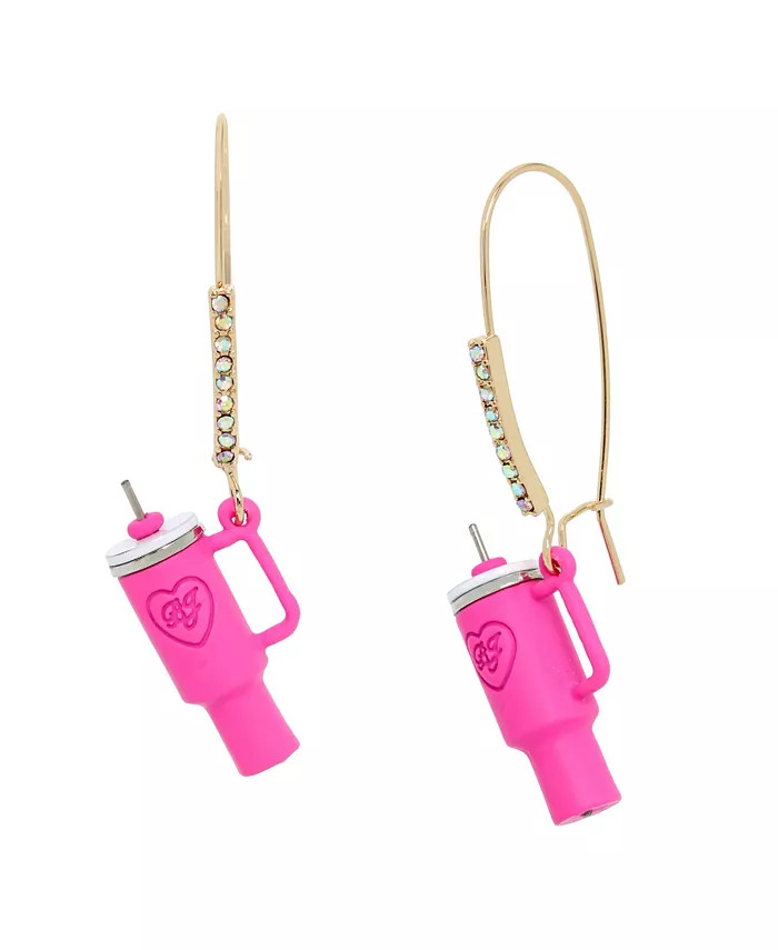 Faux Stone Betsey BJ Cup Dangle Earrings | Macy's