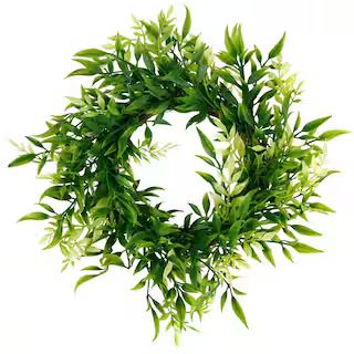 10" Dark Green Ficus Wreath by Ashland® | Michaels Stores