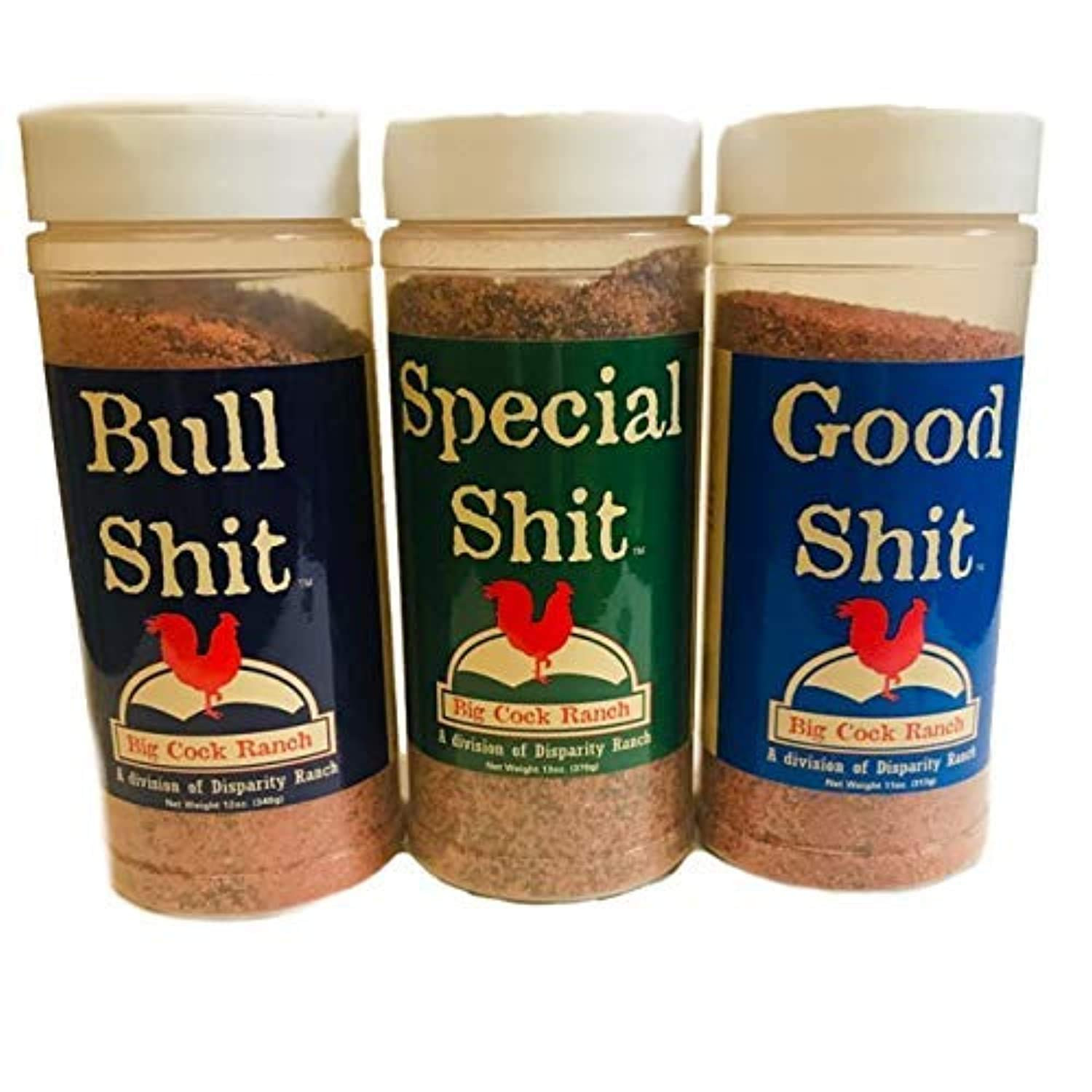 Big Cock Ranch All-Purpose Premium Seasoning Special Shit, Bull Shit, and Good Shit | Amazon (US)