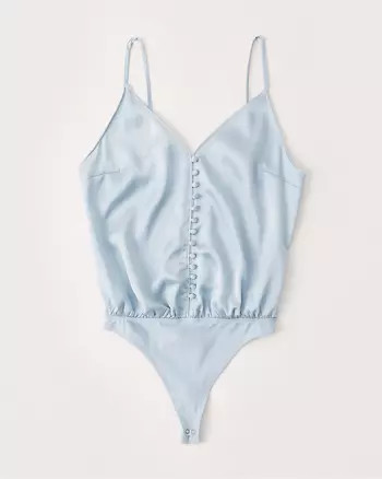 Covered Button Bodysuit | Abercrombie & Fitch (US)