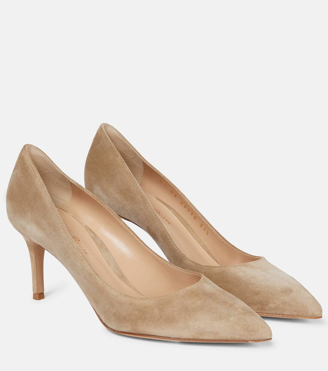 Gianvito 70 suede pumps | Mytheresa (UK)