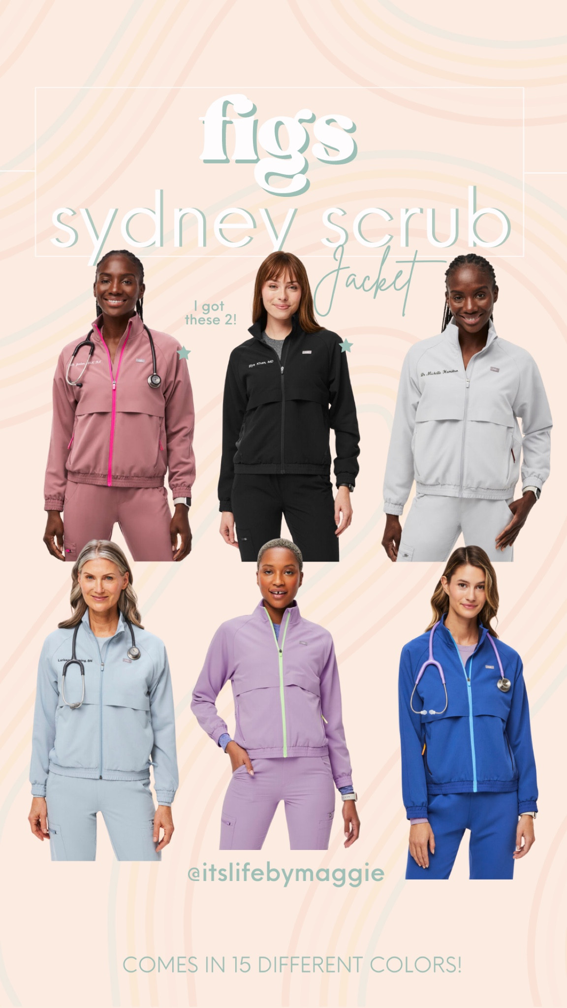 I got this figs scrub jacket in both this mauve & black and LOVE! comes in 15 different colors.

#figs #scrubs #medicalschool #nursegifts #medstudentgifts #giftsforgrads #jacket #scrubjacket #medschool




#LTKworkwear #LTKFind #LTKGiftGuide