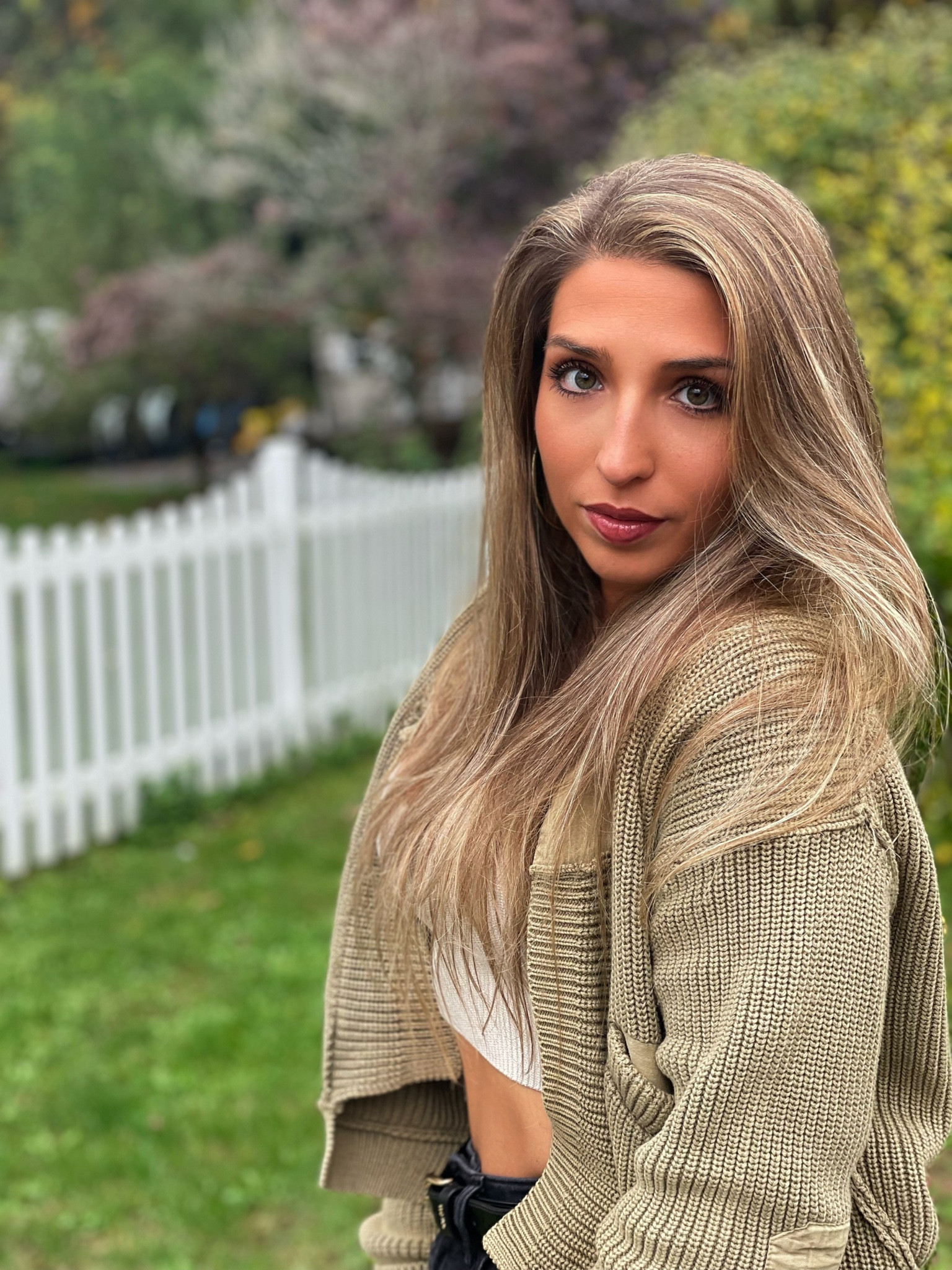 This Free People sweater makes for the perfect fall staple sweater. This sweater runs a little big I bought it in an extra small. I normally wear a small or medium in tops. This tank top is the Aritzia Babaton tank top. I couldn’t link to the Aritzia top but I Included a link to the Amazon one which looks exactly like the Aritzia top. I also layered the look with gold jewelry. I included the link to the gold hoop earrings and gold twisted chain necklace. 

#LTKSeasonal #LTKmidsize #LTKstyletip