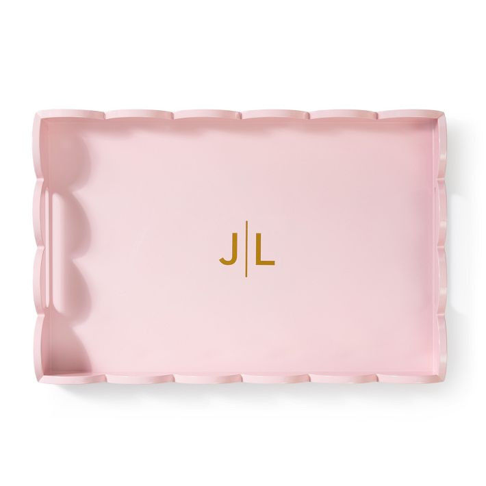 Scalloped Lacquer Serving Tray | Mark and Graham